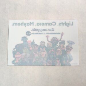 ABC The Muppets Promo Decal Characters Lights Camera Mayhem Disney Parks Kermit
